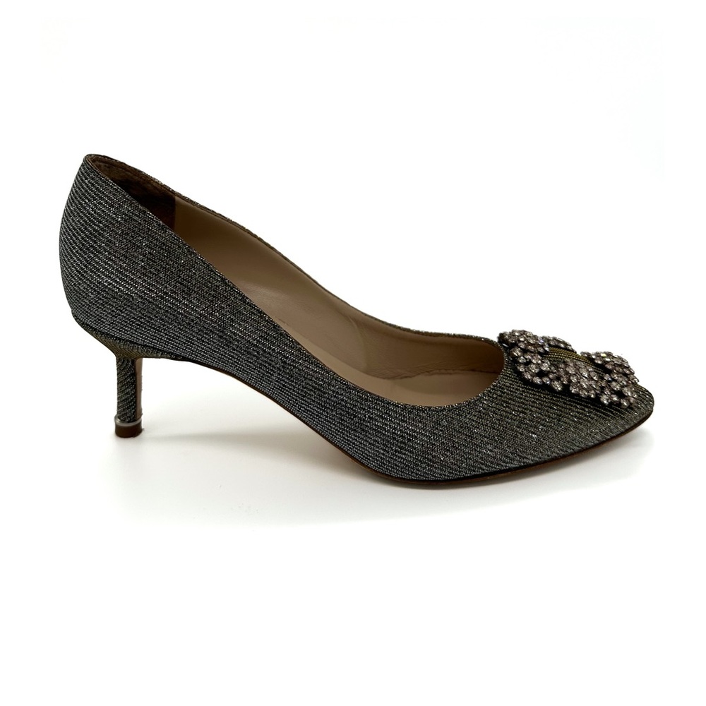 MANOLO BLAHNIK Hangisi Glitter 50mm